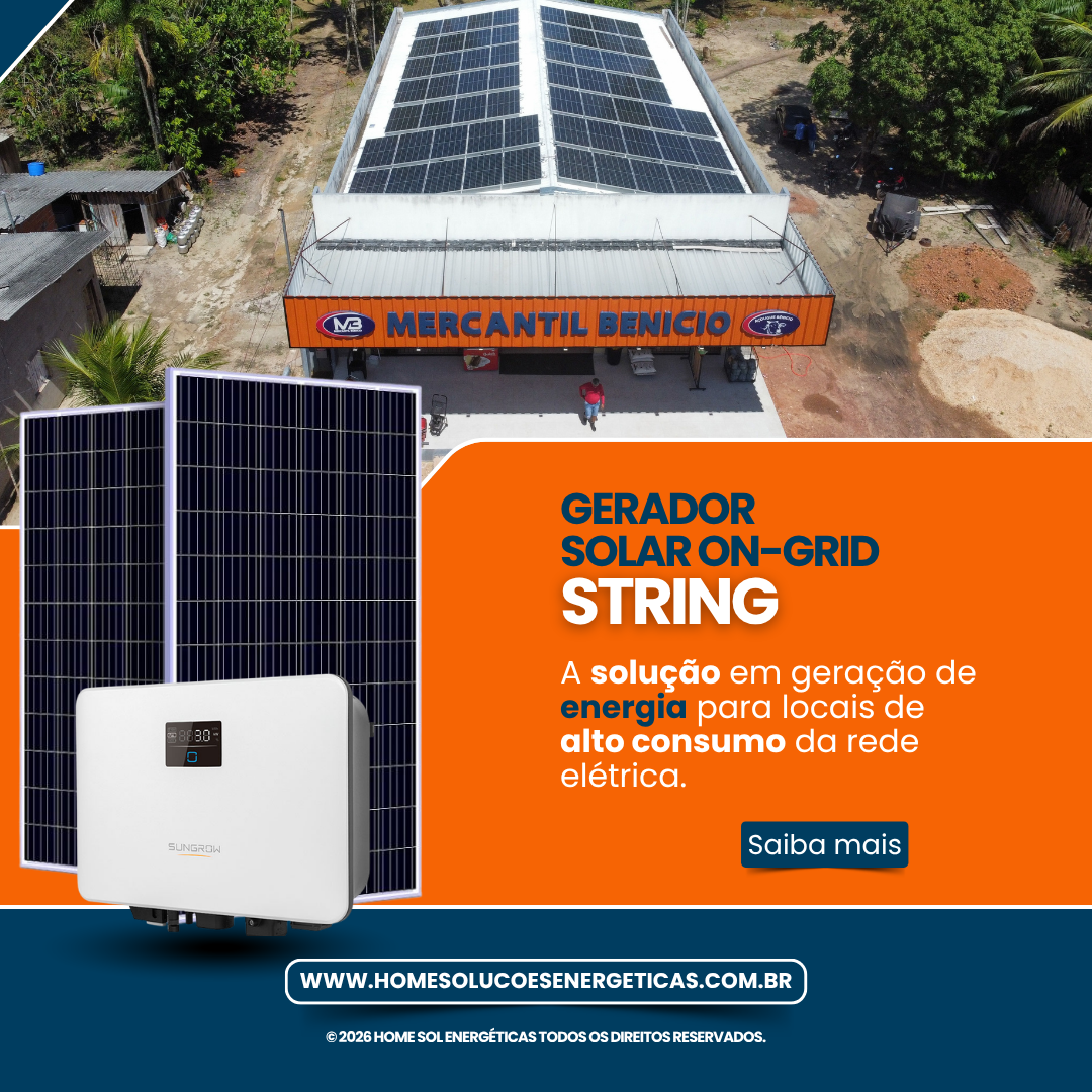 Geradores Solares Fotovoltaicos ON-GRIDs
